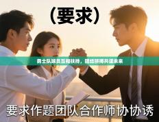 勇士队球员互相扶持，团结拼搏共谋未来